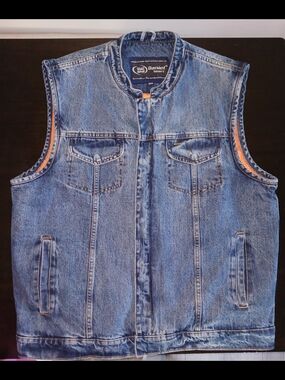 Daniel Smart Denim Vest NWOT